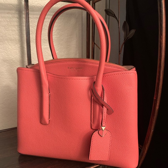 Kate spade Margaux medium satchel peachy crossbody - Picture 2 of 9